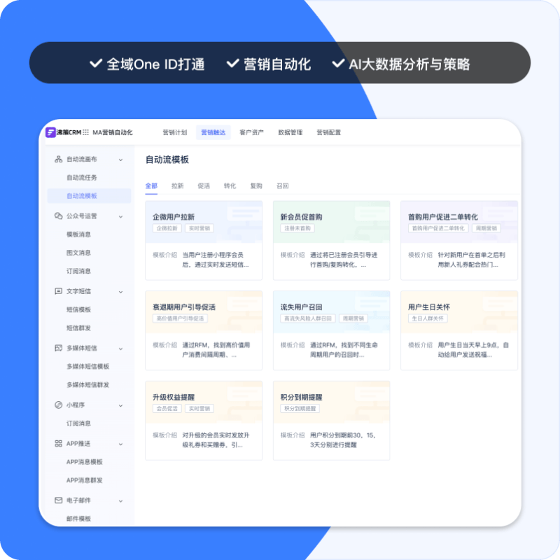沸策 AI-CRM产品界面